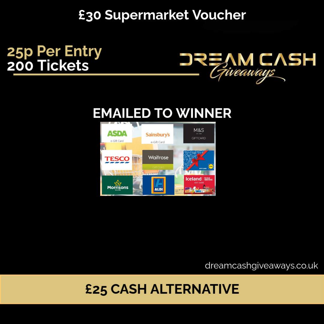 £30 Supermarket Voucher