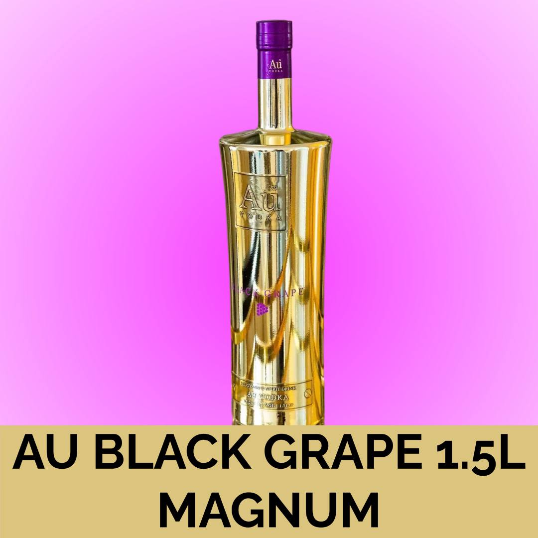 AU Vodka Black Grape 1.5l Magnum