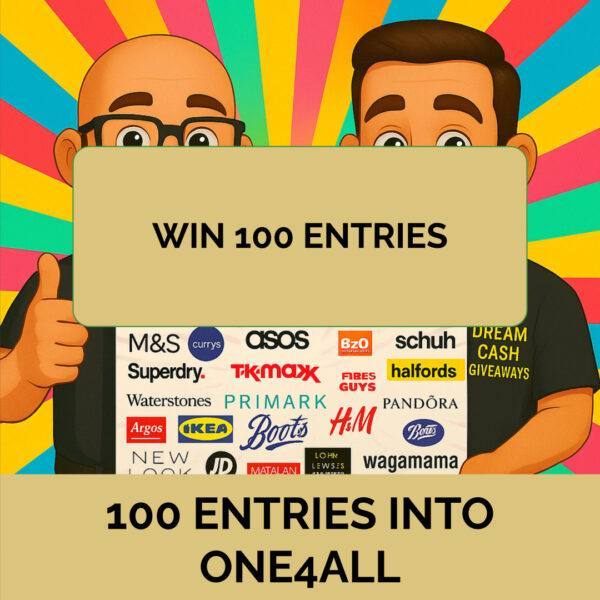 100 Entries Into One4All Voucher Competition