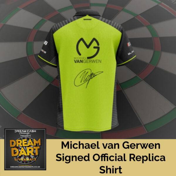Michael van Gerwen Signed Official Replica Shirt