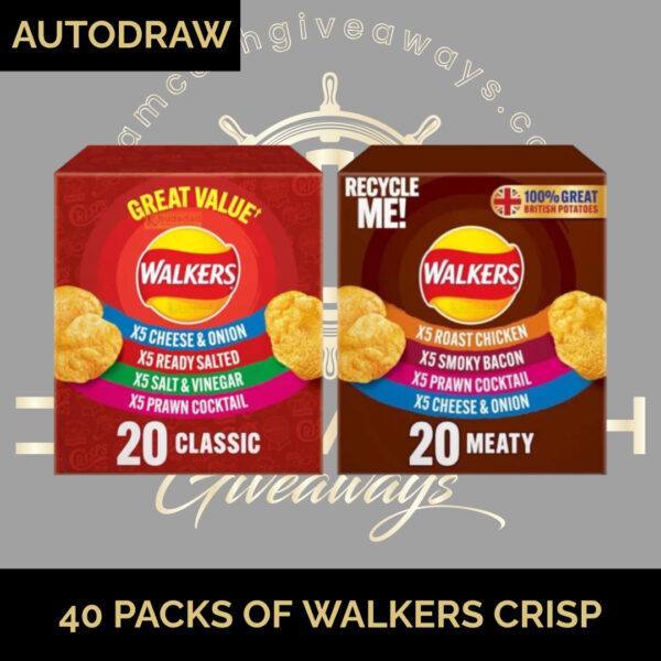 40 Packs of Walkers Crisp